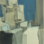 1961-11-BUD3_cristallisation_1961_64.5x47_lavis gouache sur papier