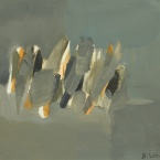 Bschorderet_1995-13-V_Figure grise_23.11.95_20x26_gouache sur papier