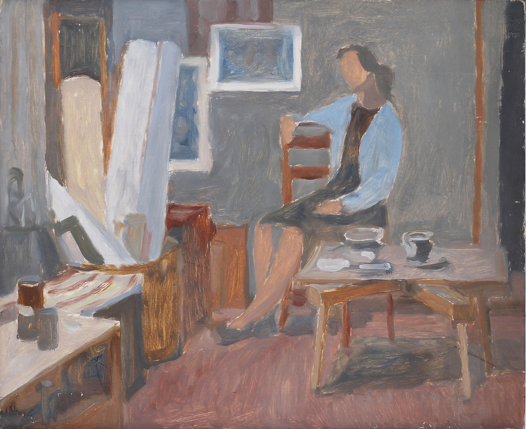 1949-1_Etude 1_1949_50x61_gouache sur panneau de pavatex