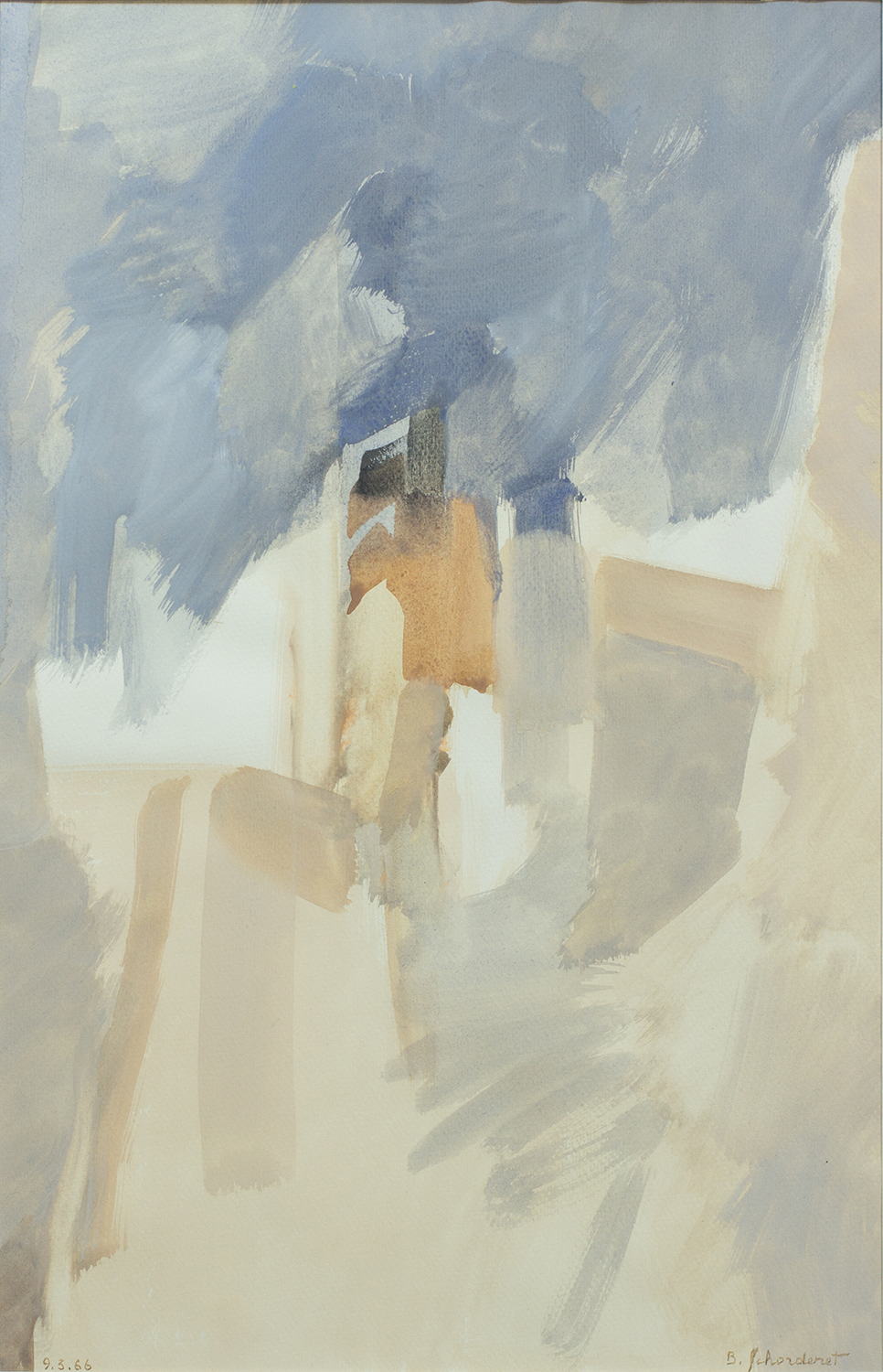 1966-1__Impression tunisienne_02.03.66_49x31_gouache sur papier