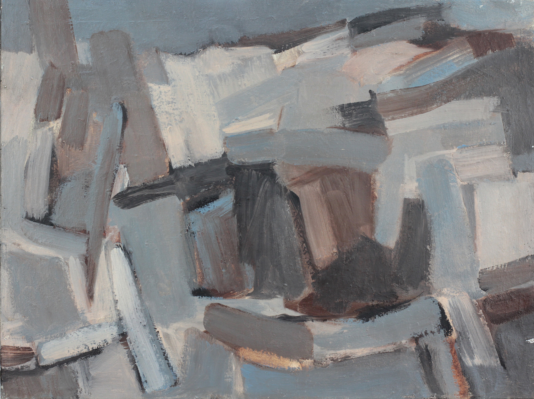 « Entre terre et ciel » / huile sur toile/ 1971/ NS / 46 x 35