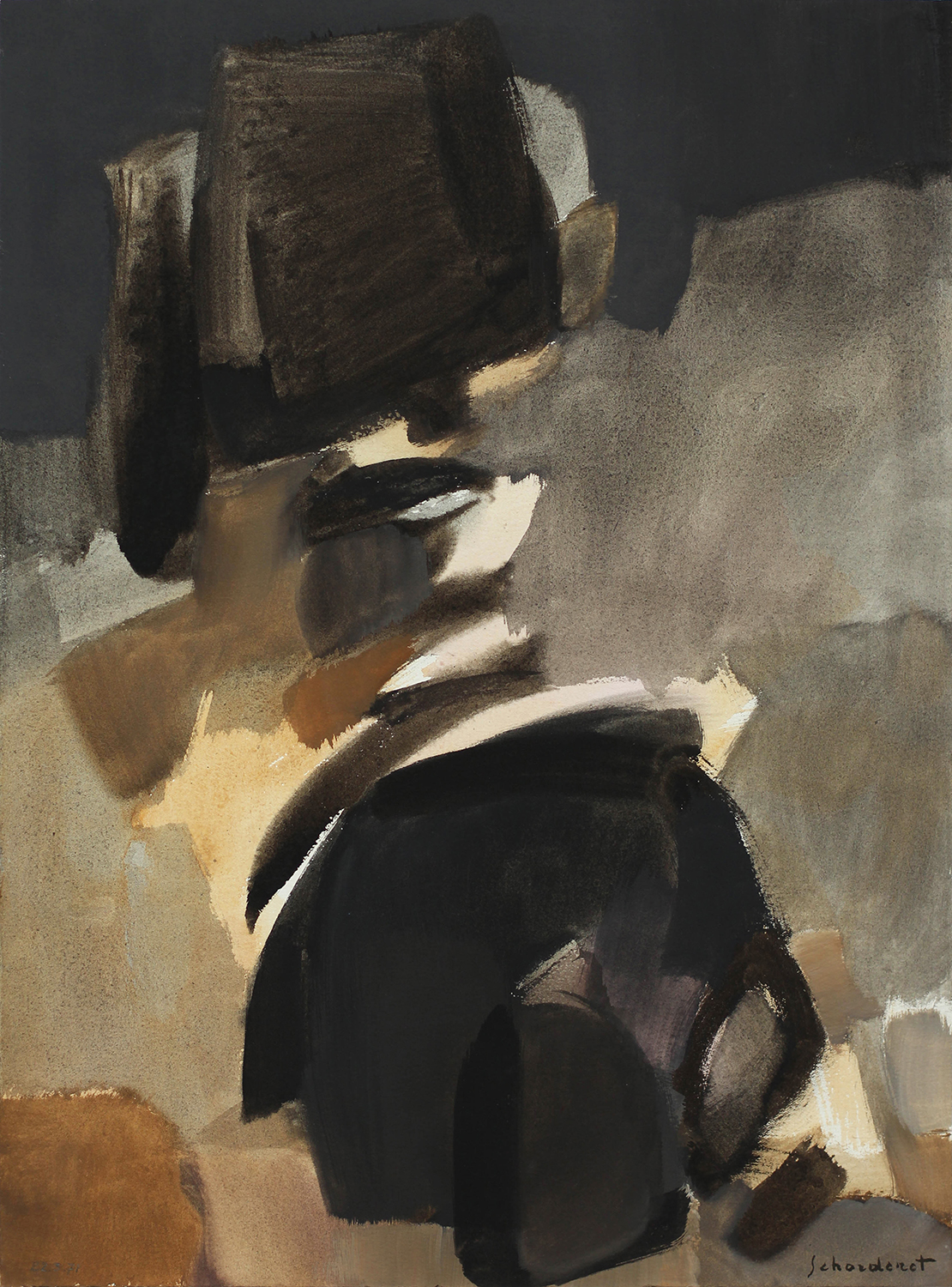 1971-4-E:CLA4_22.3.71_61x37.5_gouache sur papier