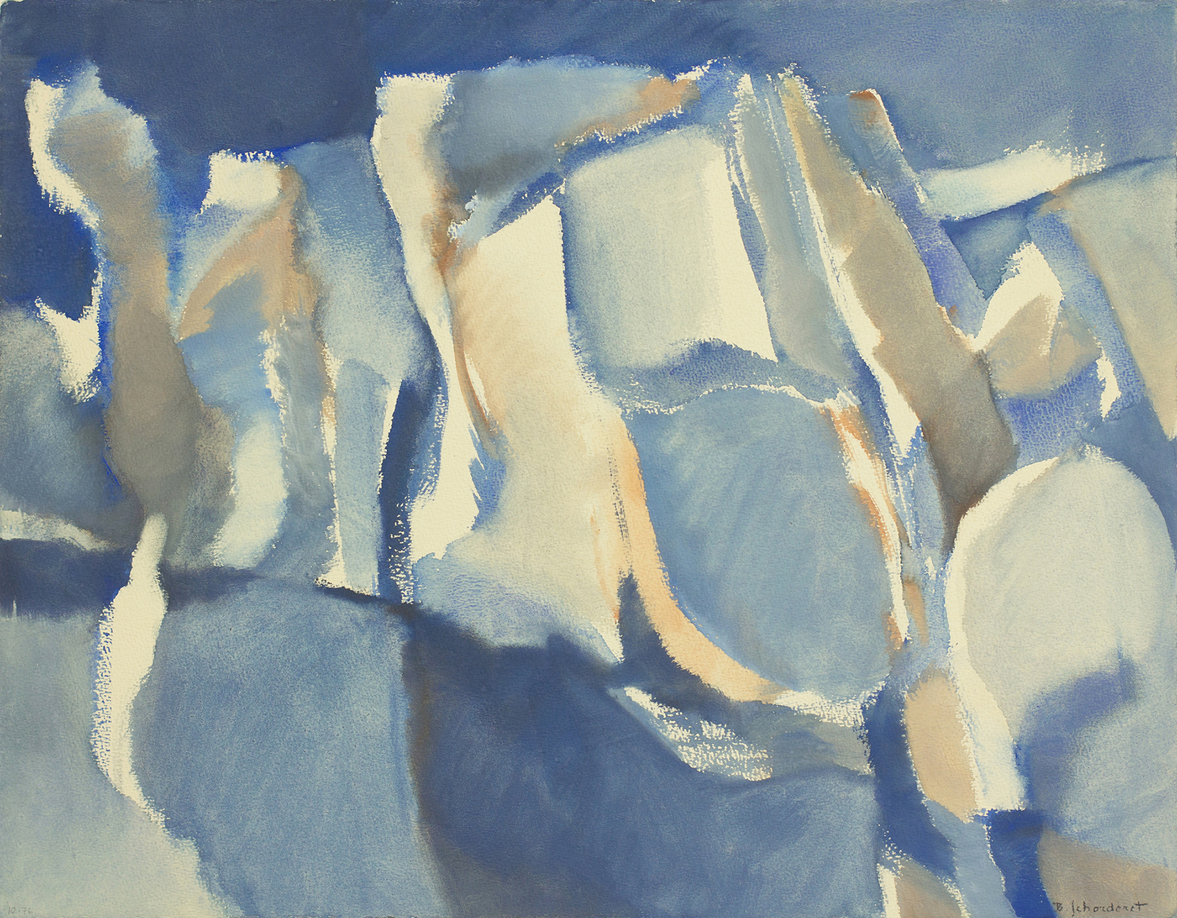 1976-1-BUG3_Apparition_10.76_50x65_aquarelle sur papier