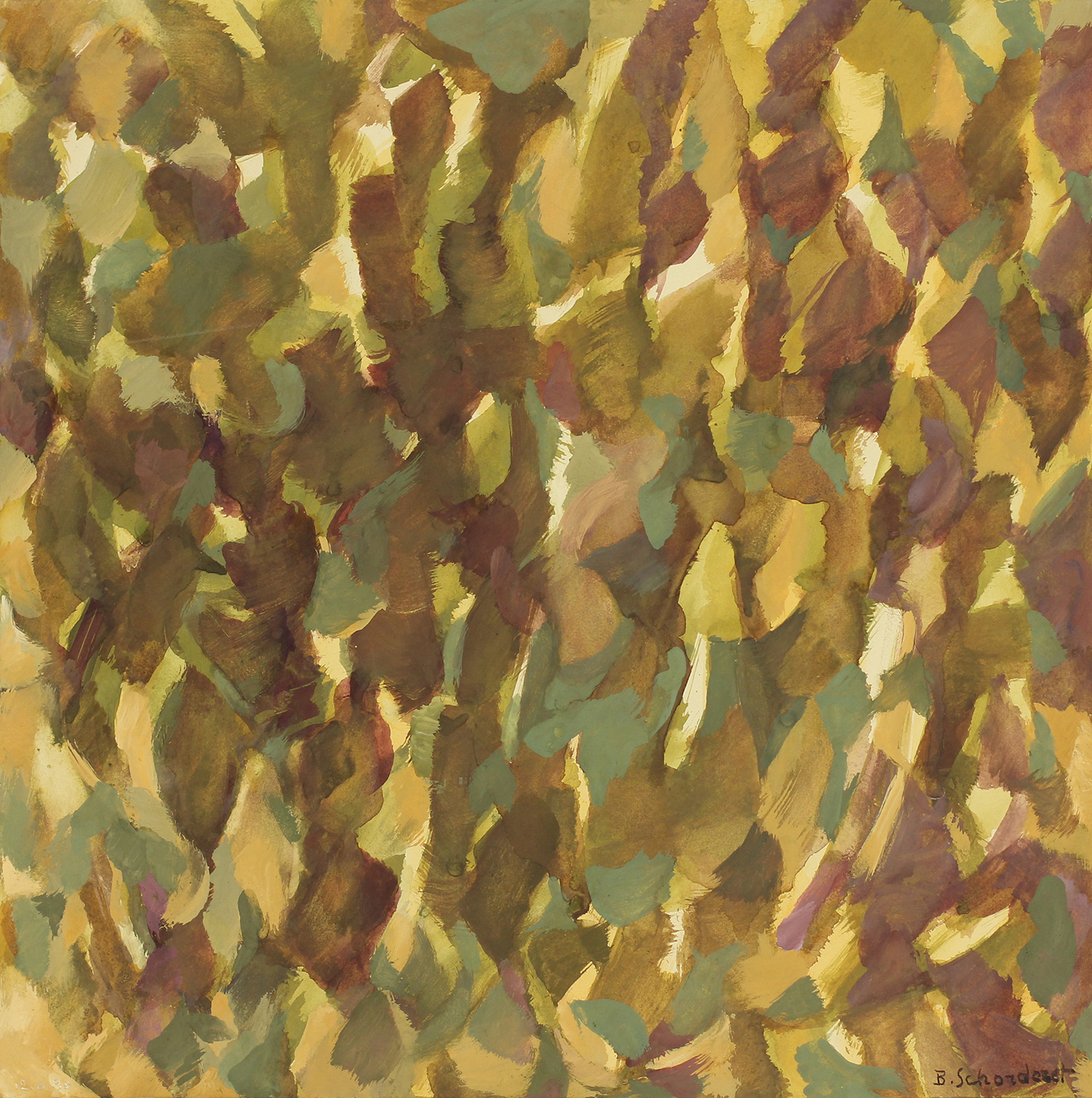 Bschorderet_12.6.98_40x40_gouache sur papier