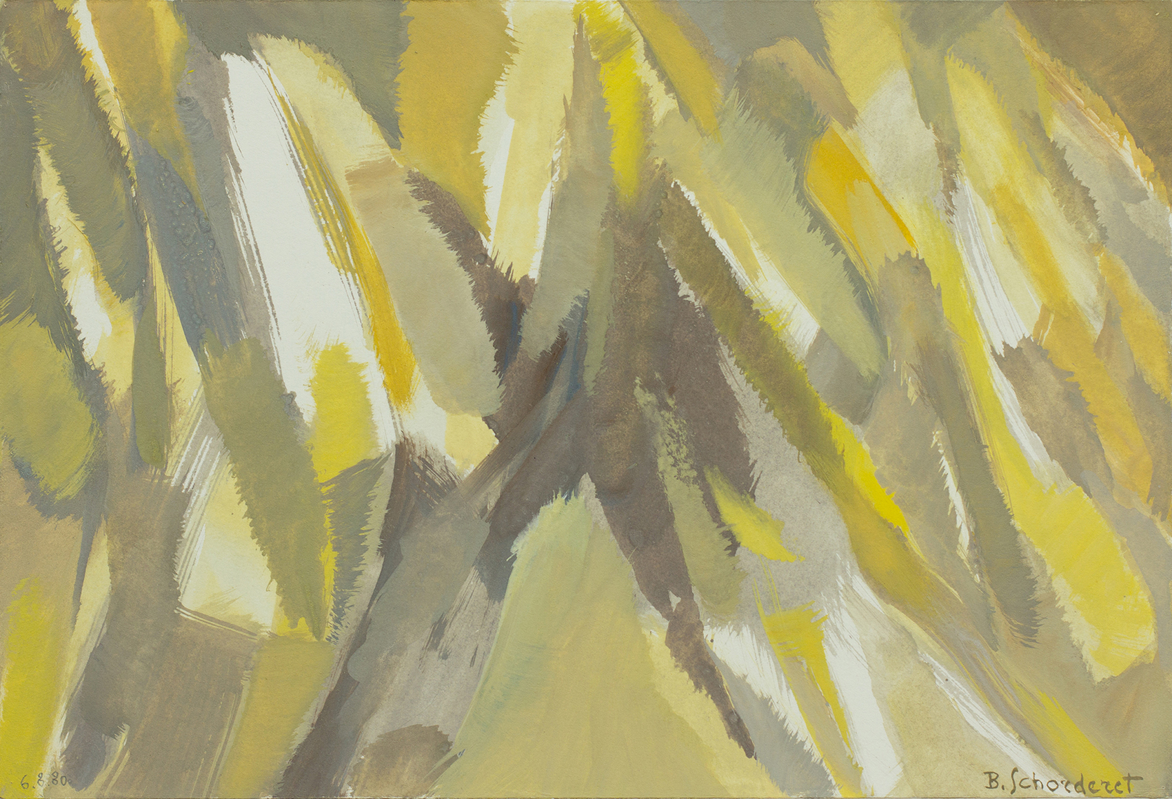Bschorderet_1980-1-R_06.08.80_26x38.2_gouache sur papier