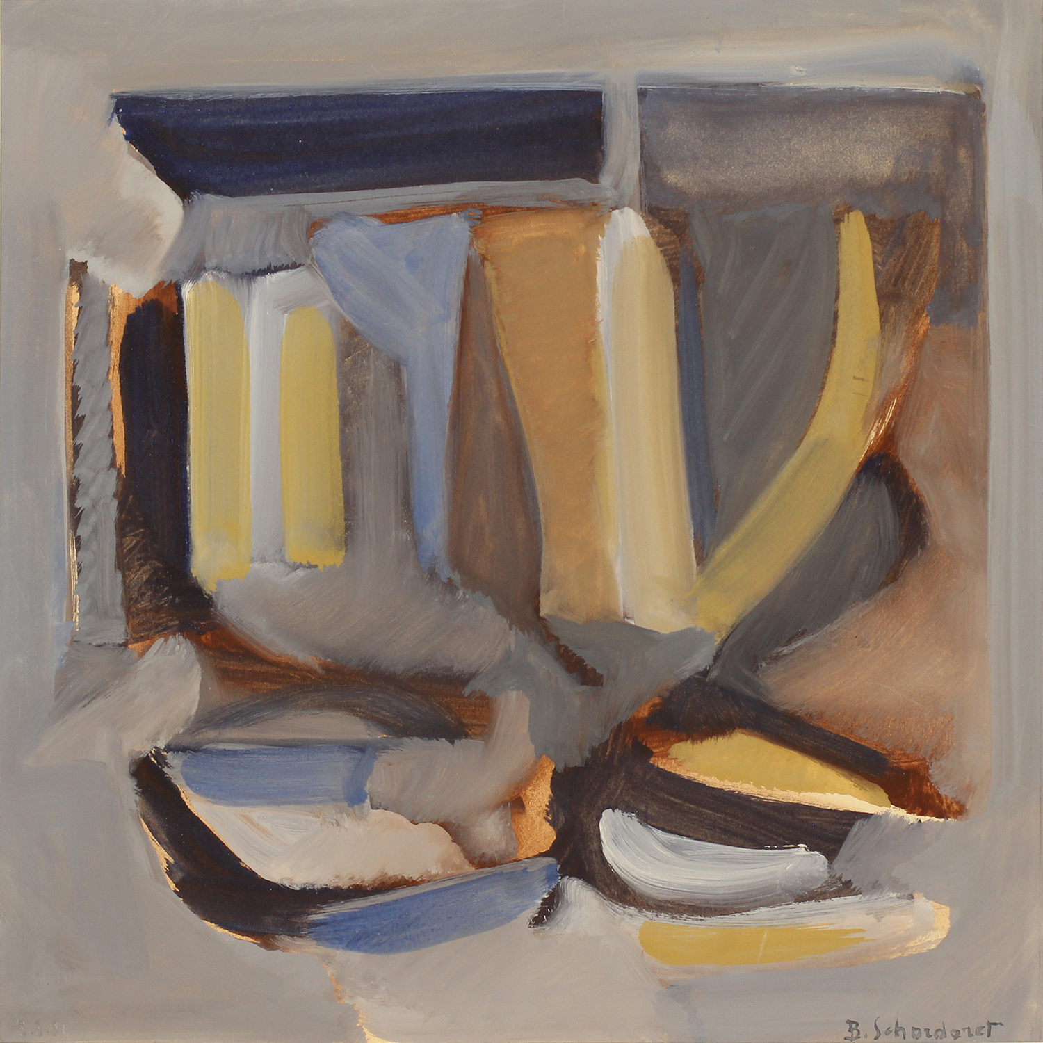 Bschorderet_1981-7-U_18.8.81_34.5×34.5_gouache sur papier