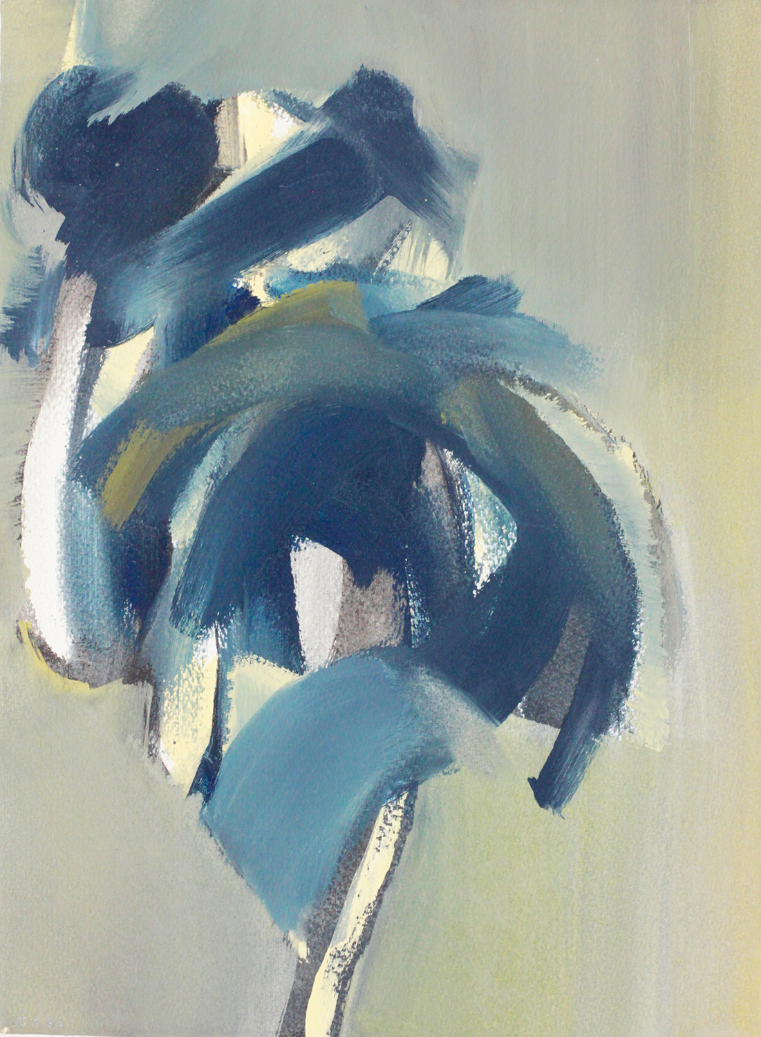 Gouache sur papier 38x27.5 13.4.85