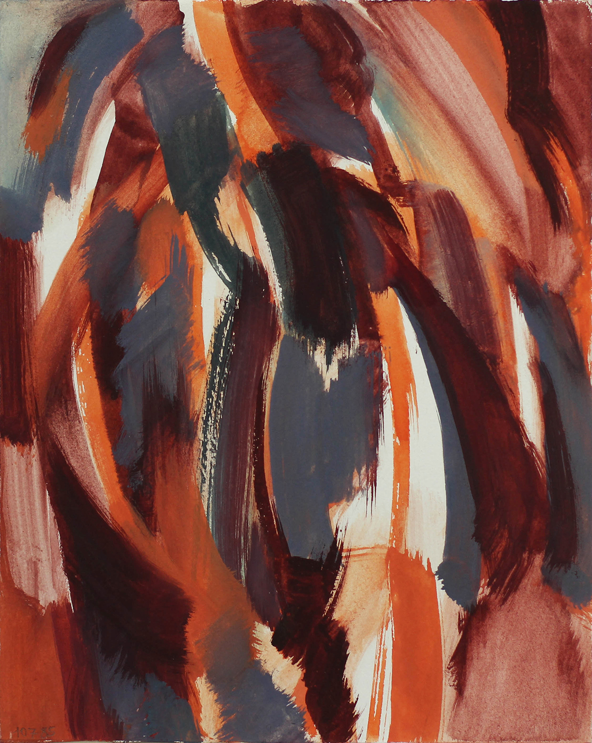 Bschorderet_1985-5-E:CLA4_10.7.85_22 x 18_gouache sur papier