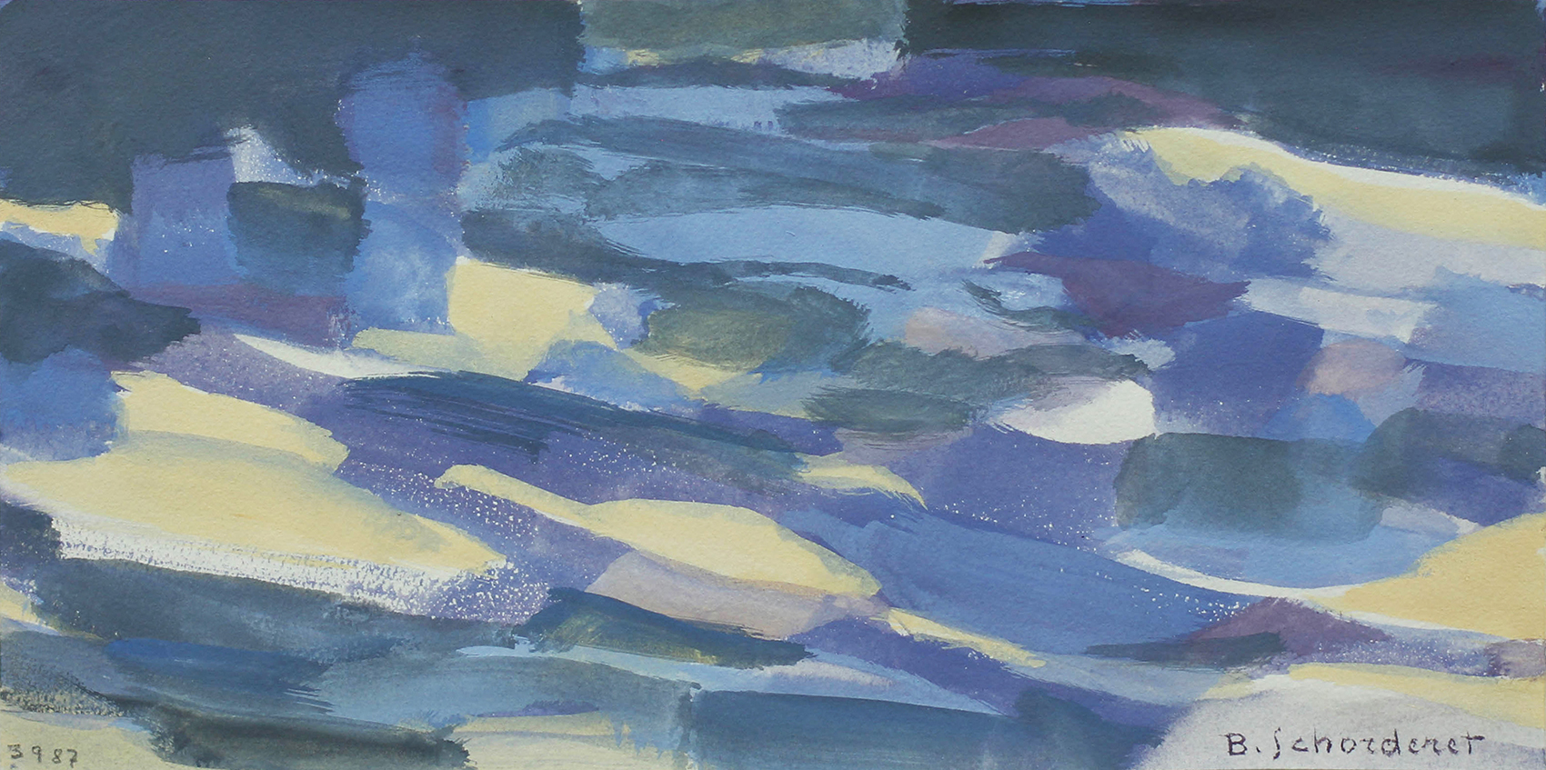 Bschorderet_1987-15-E:CLA4_Ombres portées_3.9.87_13 x 24.5_gouache sur papier