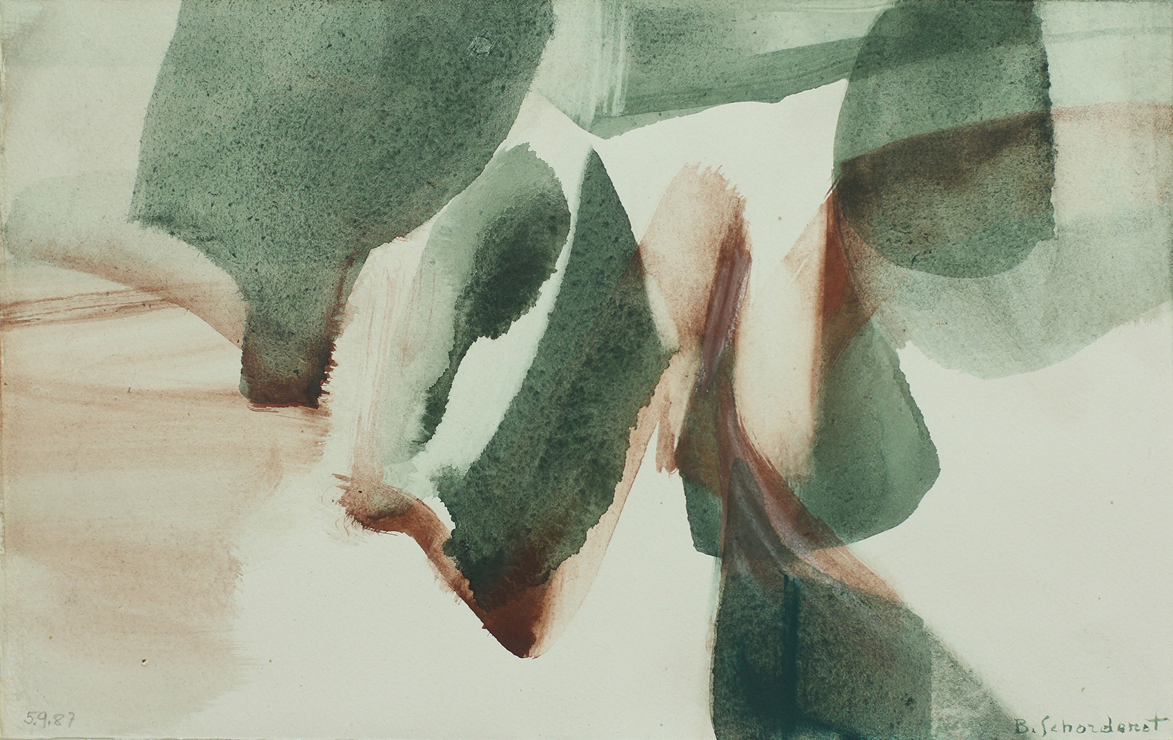 Bschorderet_1987-6-Q_5.9.87_17x27_gouache sur papier