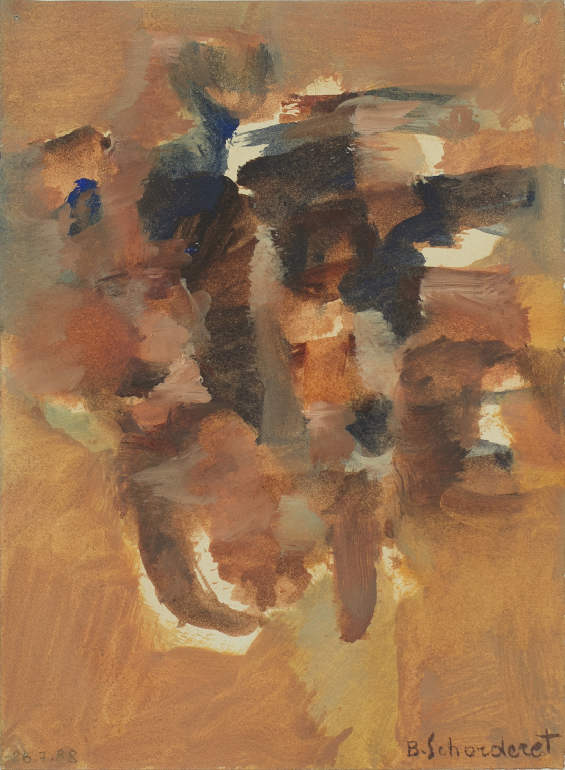 Bschorderet_1988-2-K_26.07.88_19.5×14.3_gouache sur papier