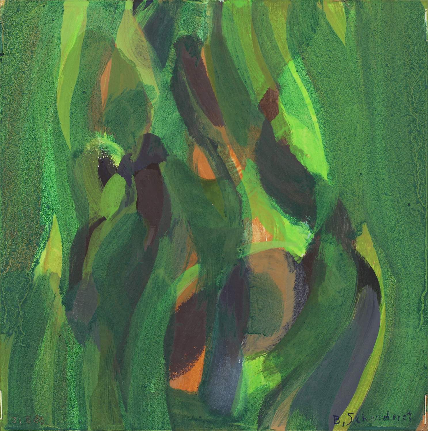 Bschorderet_1988-7-Q_31.5.88_15.7×15.7_gouache sur papier