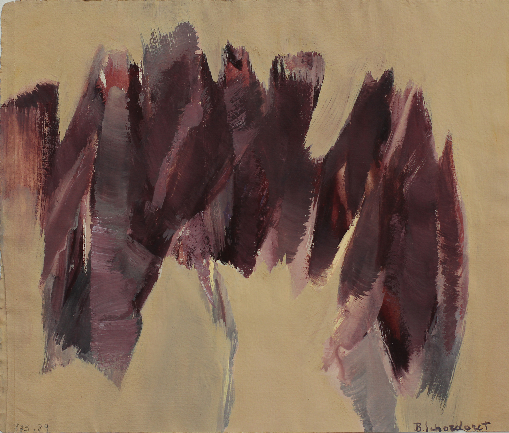 Bschorderet_1989-1-A_Composition_17.03.89_21.50×25.5_gouache sur papier