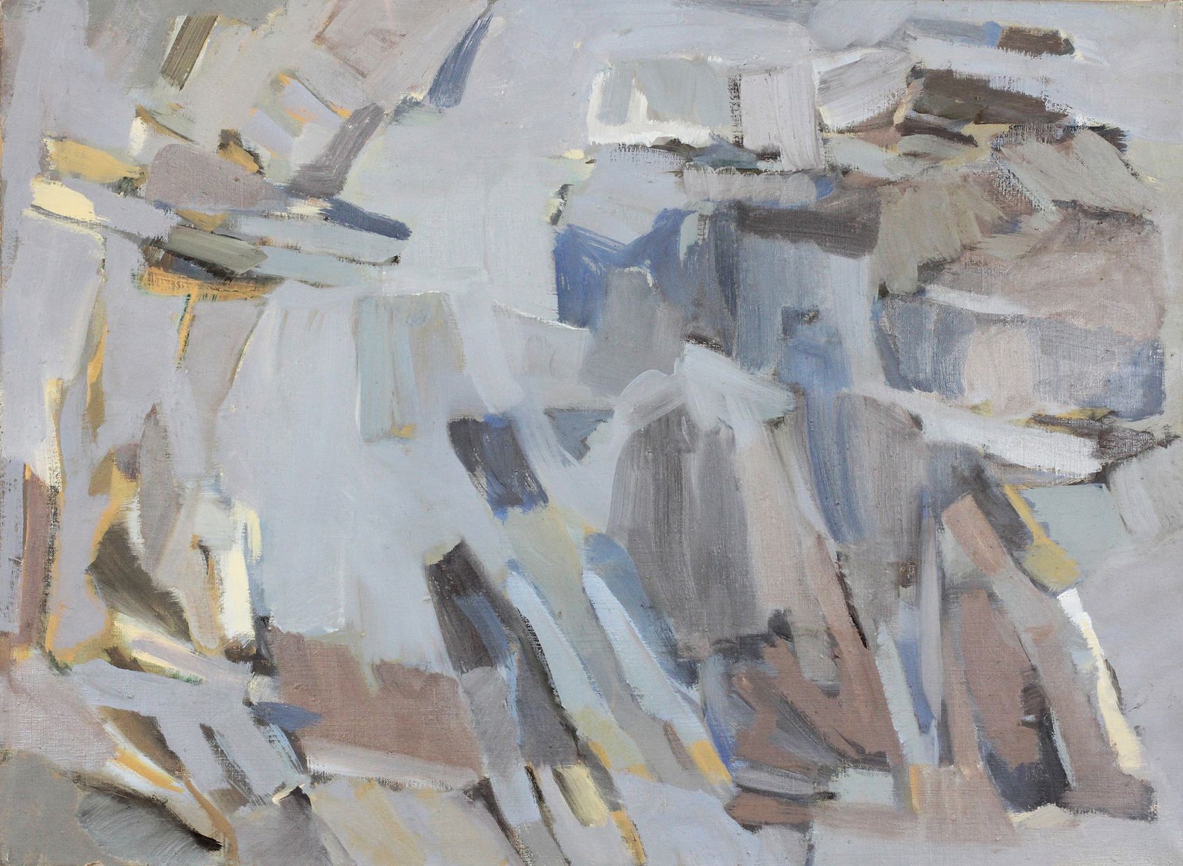 Huile sur toile 74x53 ND NS