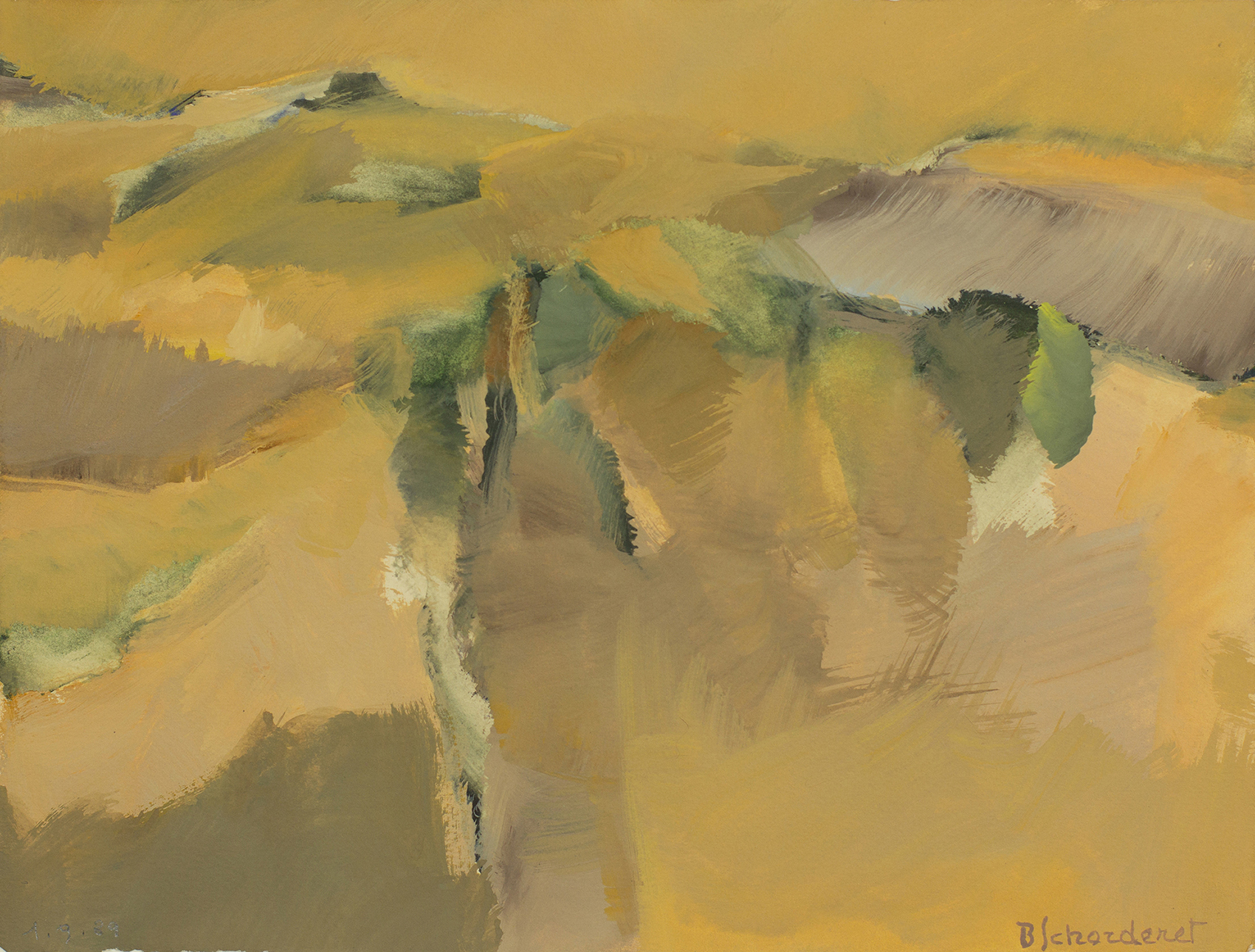 Bschorderet_1989-7-K_Solitude_01.09.89_19.8x26_gouache sur papier