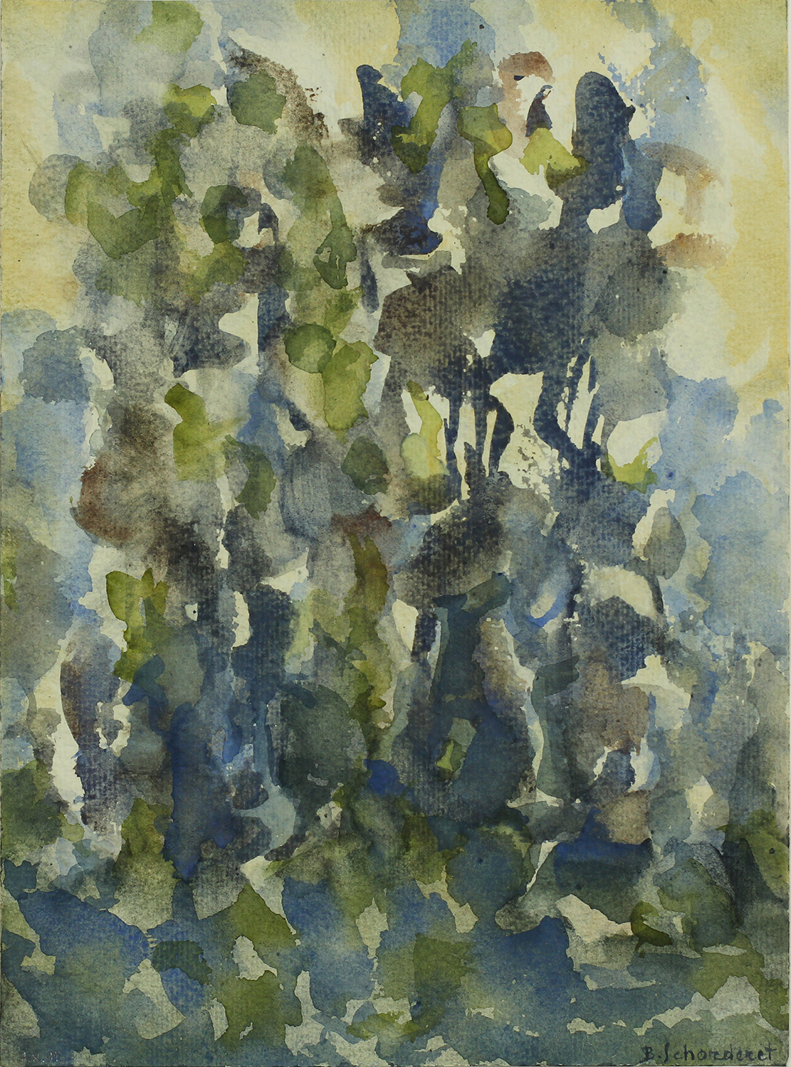 Bschorderet_1990-3-G_04.08.90_33.5×24.8_aquarelle sur papier