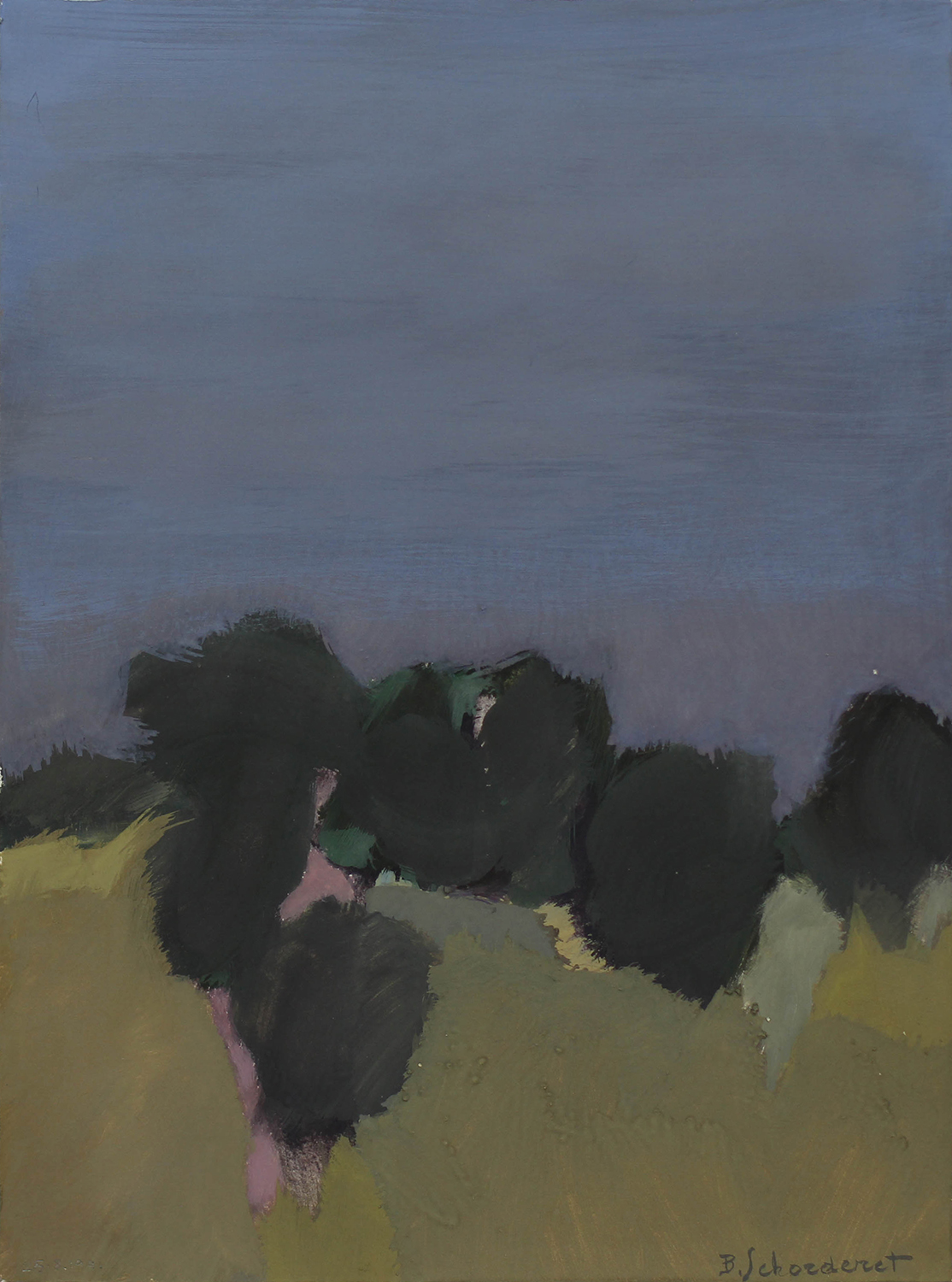 Bschorderet_1991-16-E:CLA4_25.8.91_32.5x25_gouache sur papier