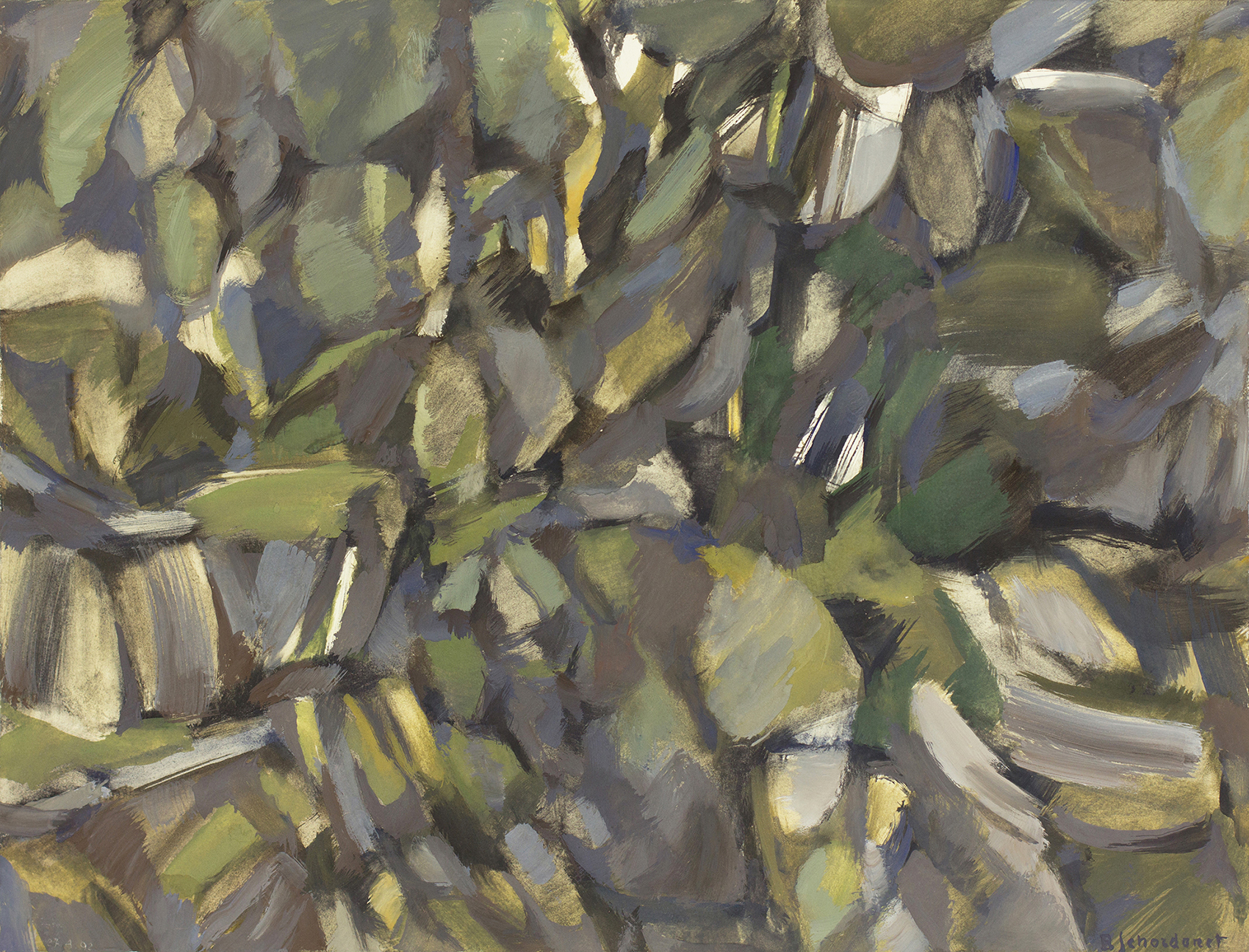 Bschorderet_1992-3-P_27.04.92_38.5x50_gouache sur papier