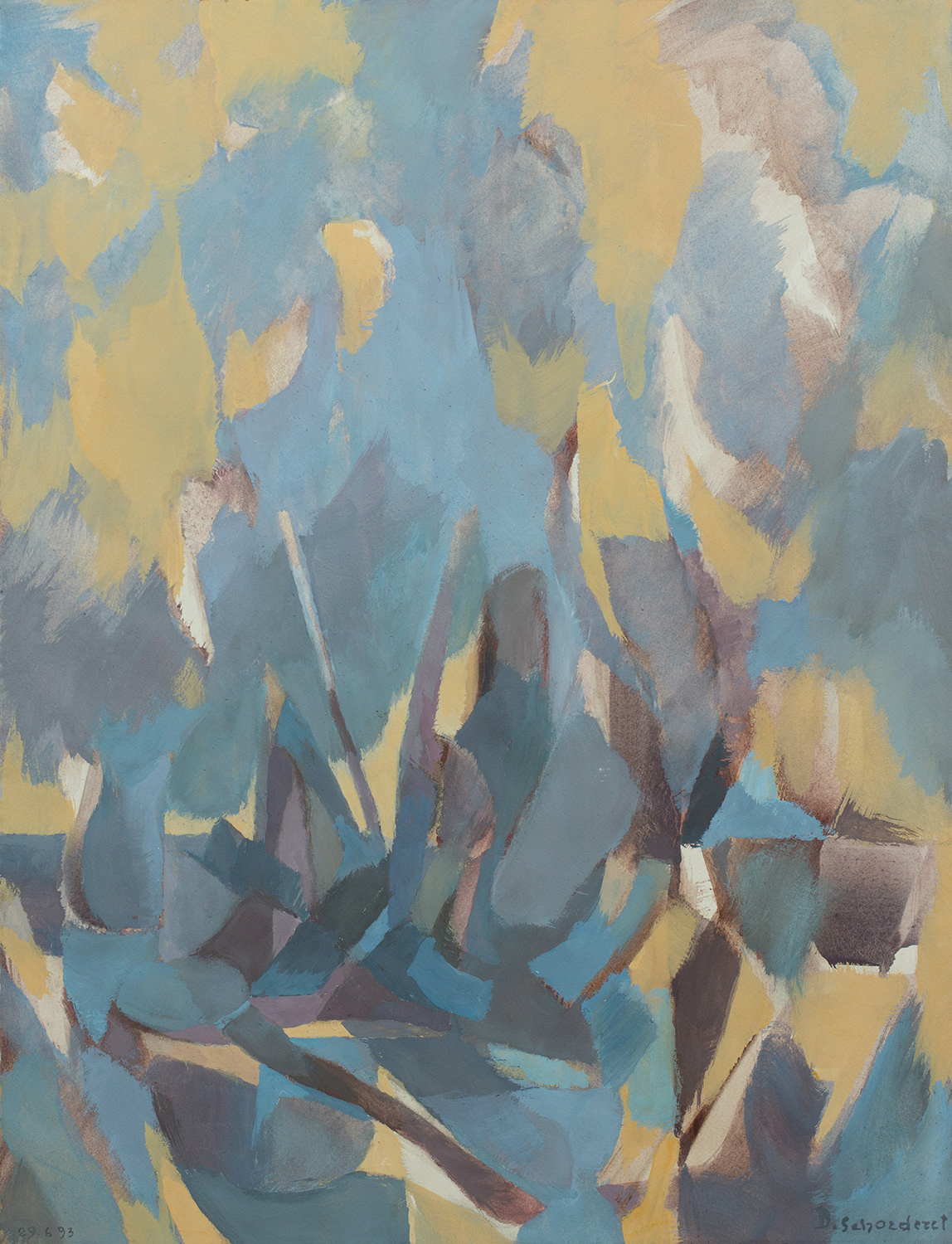 Bschorderet_1993-8-P_29.6.93_52x40_gouache sur papier