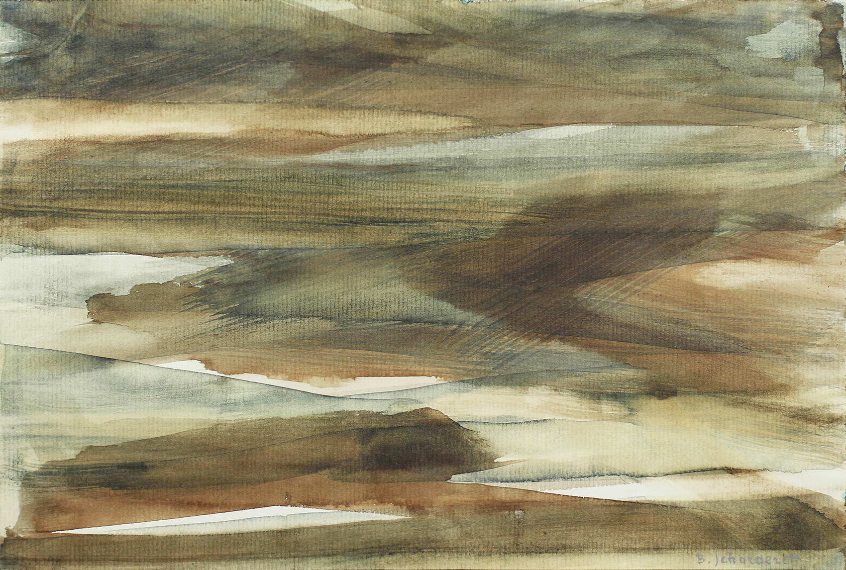 Bschorderet_1994-9-V_espace sombre_23.3.94_aquarelle sur papier