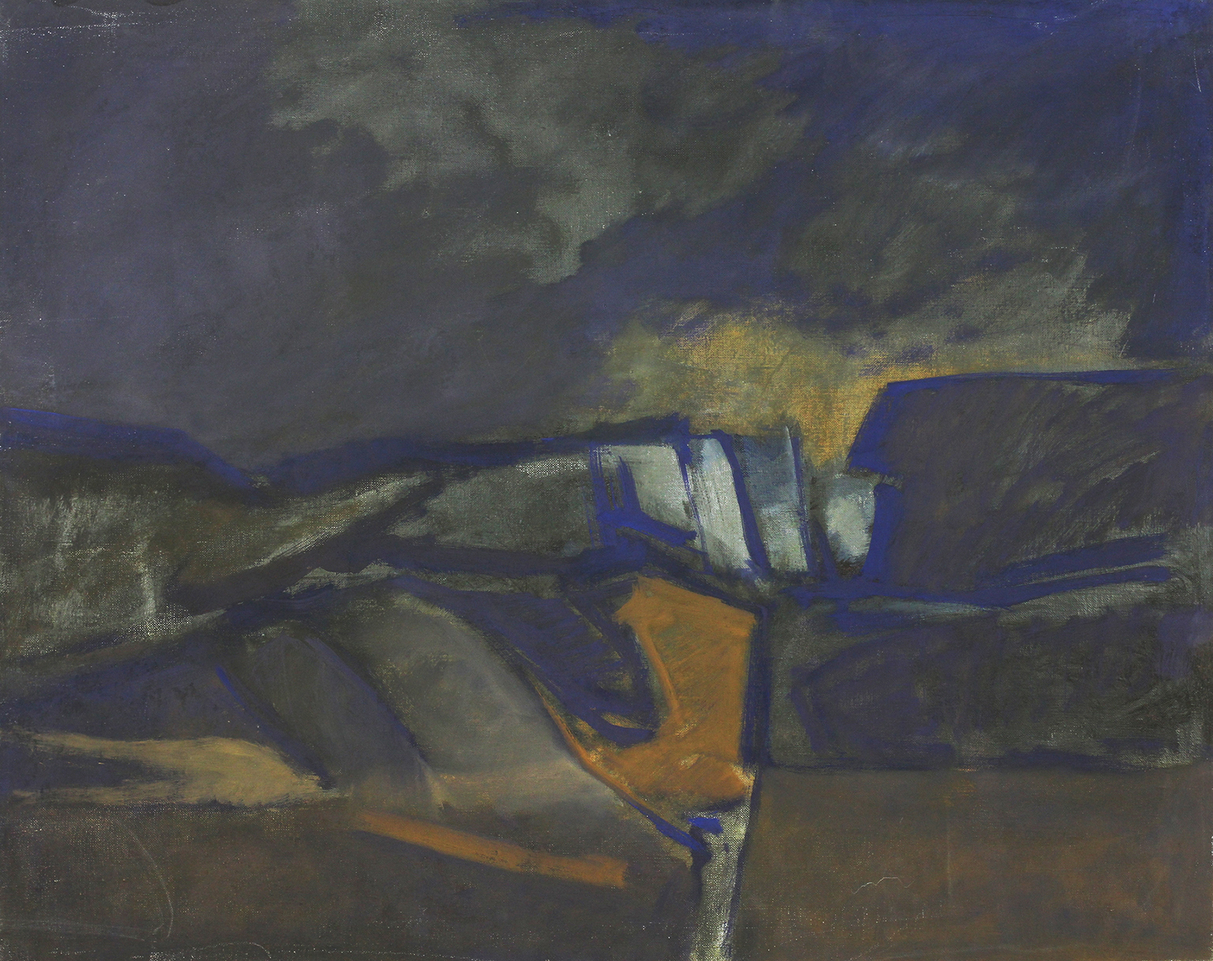 huile sur toile 92x73